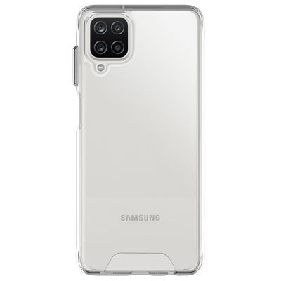 Kit Celular Samsung Galaxy A12 Preto 64GB + Capa Antiqueda Y-Cover Space + Película Y-Protection