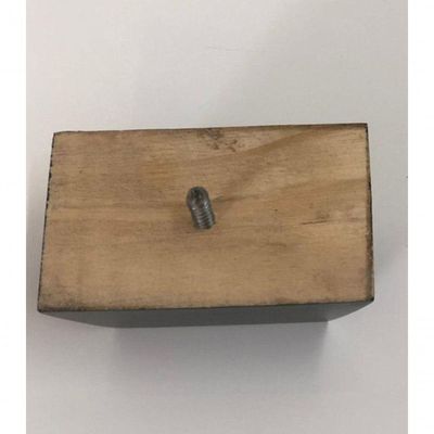 Pé Retangular Madeira Sofás Estofados 6cm Kit 8un Celica