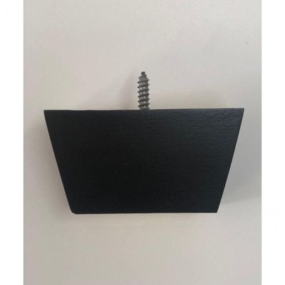 Pé Retangular Madeira Sofás Estofados 6cm Kit 8un Celica