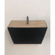 Pé Retangular Madeira Sofás Estofados 6cm Kit 8un Celica