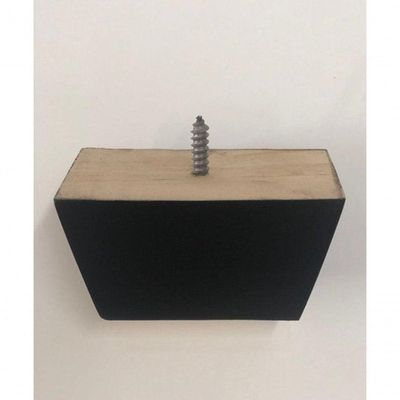 Pé Retangular Madeira Sofás Estofados 6cm Kit 8un Celica