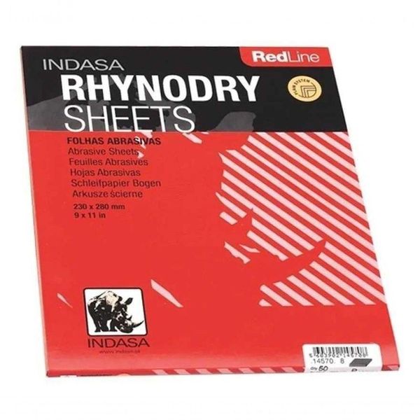 Indasa Lixa Seco 230x280 Rhynodry Red P1200 Sem Variação único