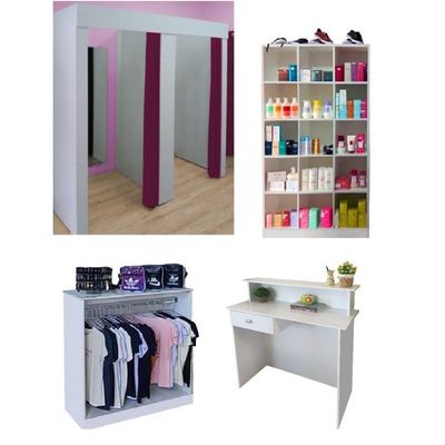 Expositor Roupa Closet Provador Arara Atendimento Magia