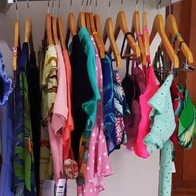 Arara de Parede Cabide Metal Closet Loja 1,10m Magia Móveis