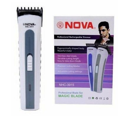 Máquina Nova Corta Cabelo Fazer Barba Pezinho Recarregável Bivolt