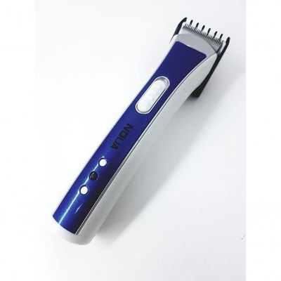 Máquina Noua Corta Cabelo Fazer Barba Recarregável Azul Bivolt