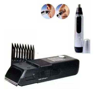 Kit Máquina Barba Cabelo Pelos Pezinho 389 + Aparador Pelos Bivolt