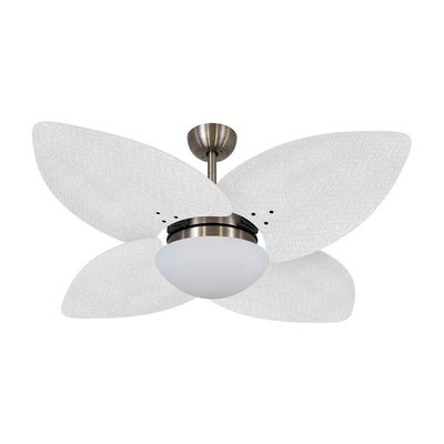 Ventilador De Teto Kovalski Bronze 4 Pás Palmae Branco 220V 220V
