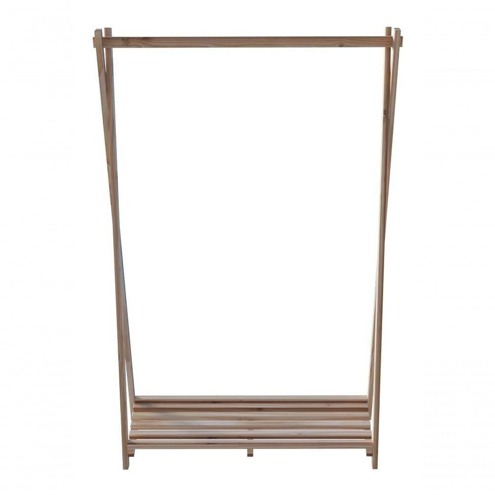 Expositor Decorativo Para Guardar Roupas Vazado Em Pinus Decorativo