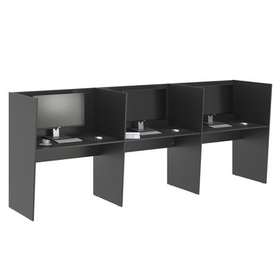 Guiche Office 3 Lugares Irlanda Preto Onix