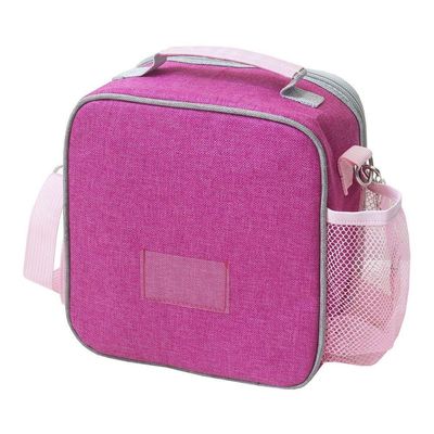 Bolsa Térmica Vibe Jacki Design Pink Cinza