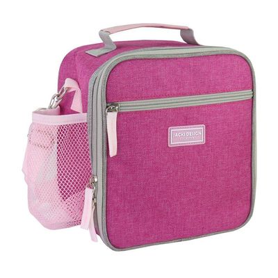 Bolsa Térmica Vibe Jacki Design Pink Cinza