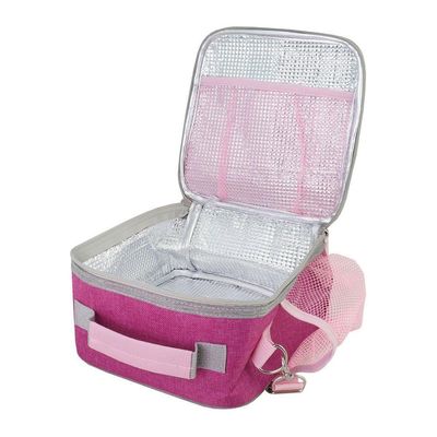 Bolsa Térmica Vibe Jacki Design Pink Cinza