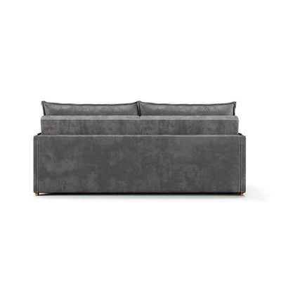 Sofá Retrátil Sem Caixa 2 lugares Solomons Velosuede Grafite