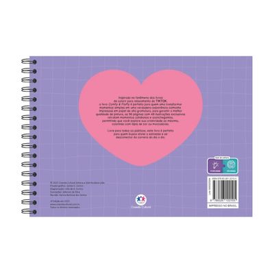 Comfy Fluffy Roxo 48 Páginas Capa Dura - Ciranda Cultural