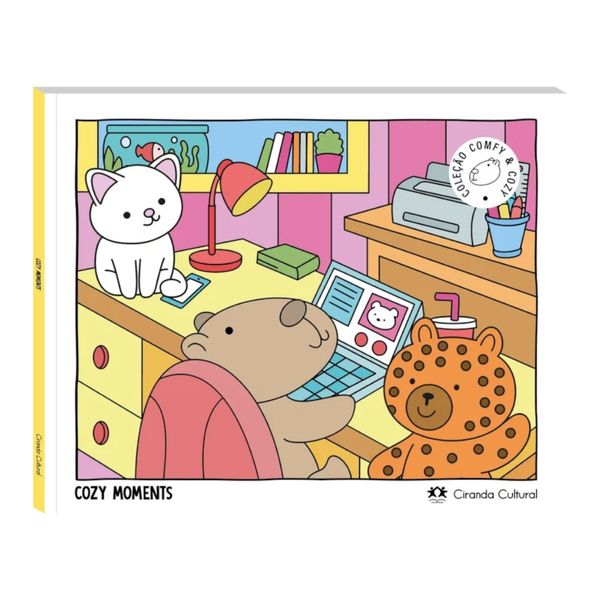 Livro de Colorir Cozy Moments 22 Páginas - Ciranda Cultural