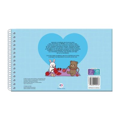 Comfy Cozy Azul 48 Páginas Capa Dura - Ciranda Cultural
