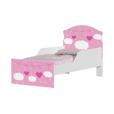 Cama Infantil Nuvem Rosa Menina