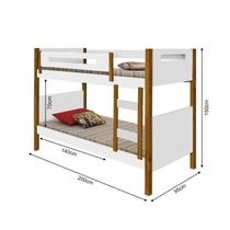 Beliche Infantil Montessoriana Heloisa Branca E Amêndoa Luminária Led Branco