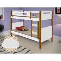 Beliche Infantil Montessoriana Heloisa Branca E Amêndoa Luminária Led Branco