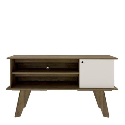 Rack Para Tv Até 50" Pinho/off White Frank Artely Pinho/off White