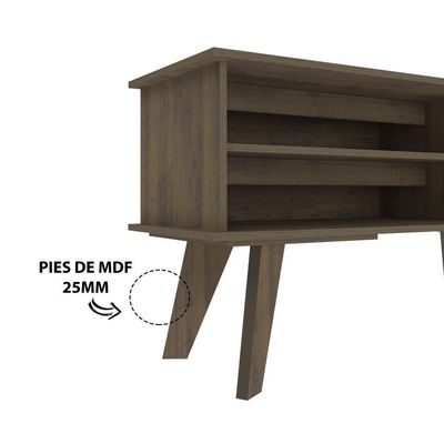 Rack Para Tv Até 50" Pinho/off White Frank Artely Pinho/off White