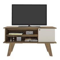 Rack Para Tv Até 50" Pinho/off White Frank Artely Pinho/off White