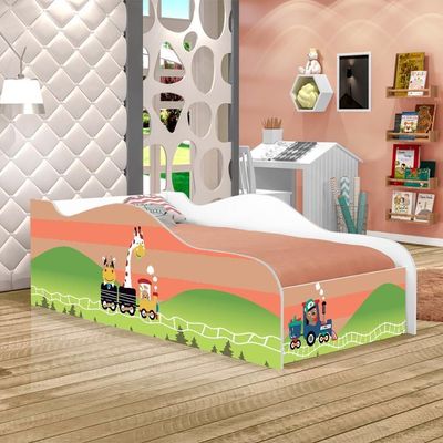 Mini Cama Fun Trenzinho Infantil Com Colchão