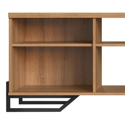 Rack 180 Cm 2 Pt Estante 77 Cm Industrial 27x24 Mell Preto Pp Mell Preto