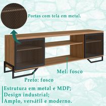 Rack 180 Cm 2 Pt Estante 77 Cm Industrial 27x24 Mell Preto Pp Mell Preto