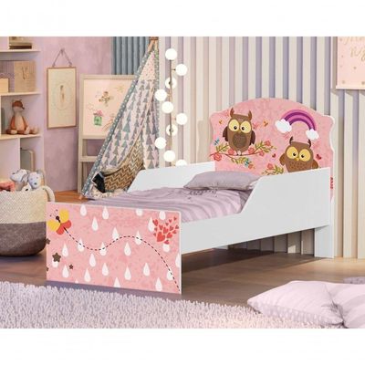 Mini Cama Corujinhas E Borboletas