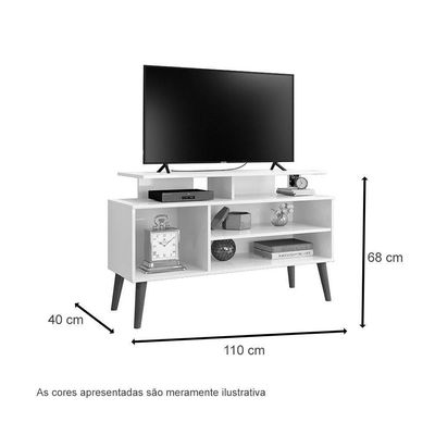 Rack Com Nichos Lyon Off White E Naturale Carmolar