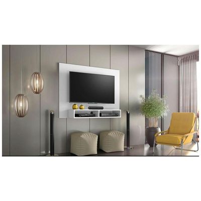 Painel Eros Para Tv Até 43'' Nicho Acoplado Notável Branco
