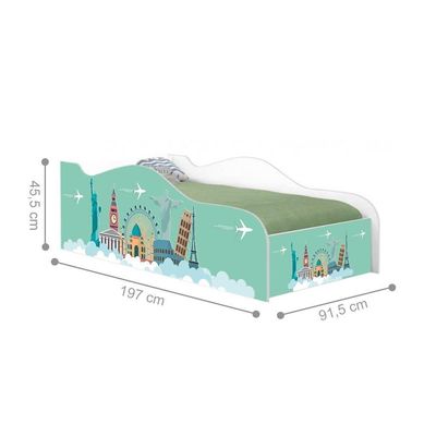 Cama Like Viajar Solteiro