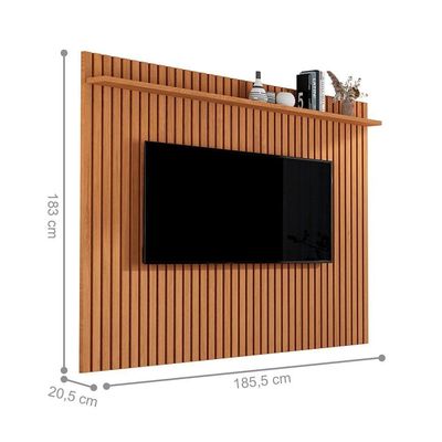 Painel Para Tv 180 Ripado Cergy Nature