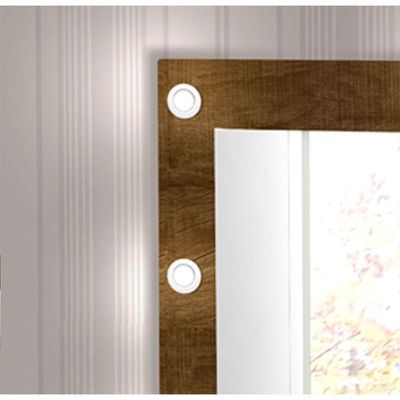 Penteadeira 9 Gavetas Com Banqueta Cristal Malbec Off White