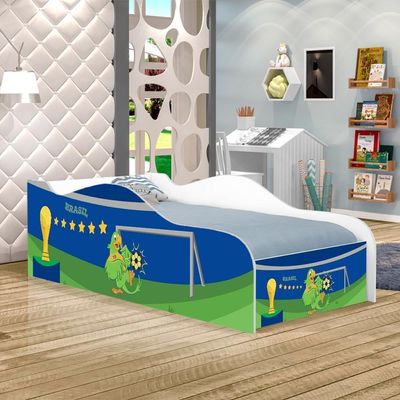 Cama Like Papagaio Solteiro Com Colchão