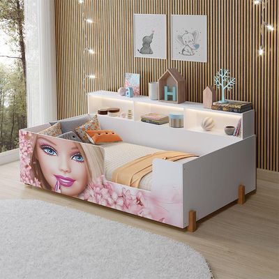 Cama Montessoriana Doçura Boneca Princesa Juvenil - Branca - Branco