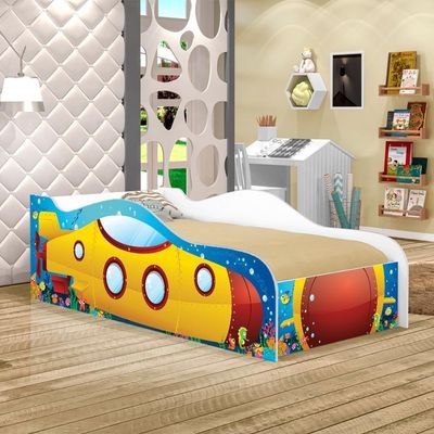 Cama Submarino Amarelo Kids Solteiro