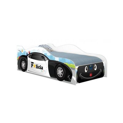 Cama Carro Polícia Baby Kids Solteiro