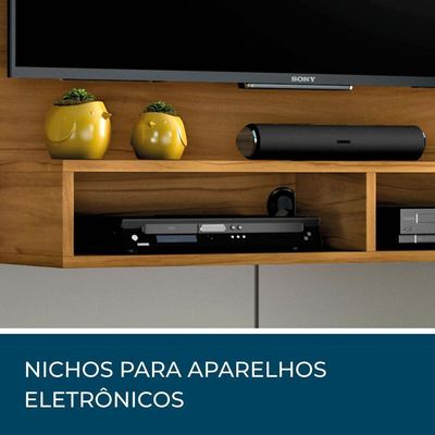 Painel Para Tv Até 43 Polegadas Eros E Suporte Para Tv Notável Móveis Freijó