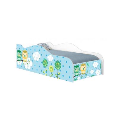 Cama Fun Corujinhas Solteiro Com Colchão