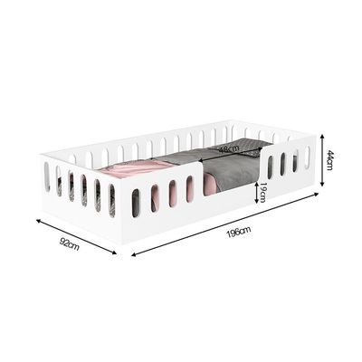 Cama Helo SolteiroBranca Branco