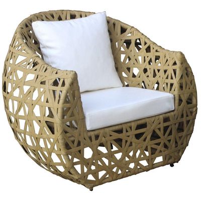 Conjunto De Poltronas Dubai Jardim, Sala E área Trama Pedra Ferro