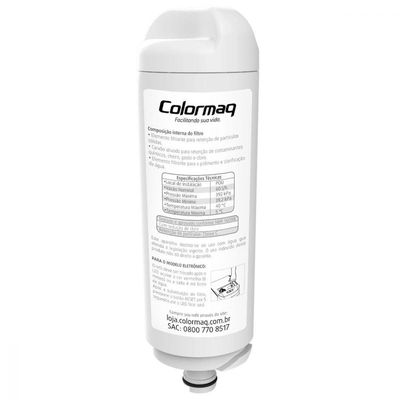 Refil Filtro Para Purificador Colormaq Acqua Eletronico
