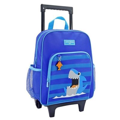 Conjunto De Mochila Com Rodinhas E Lancheira Térmica Infantil 4750ml Azul