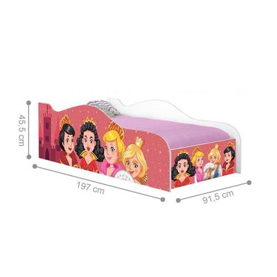 Cama Like Princesas De Coroas Solteiro