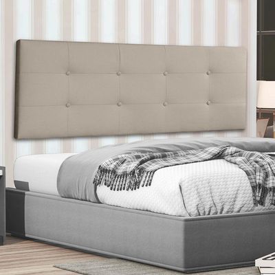 Cabeceira Painel Queen 1,60m Berlim Suede Bege