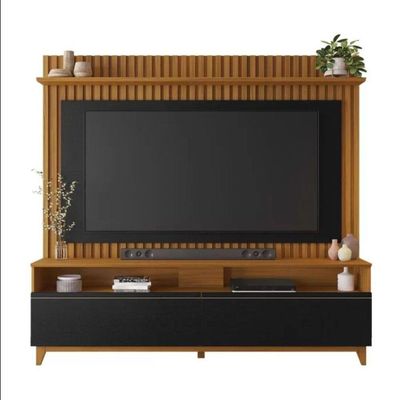 Home Nt1340 183cm Em Ripado Para Tv Até 65 Polegadas Notável Freijó E Preto Tx