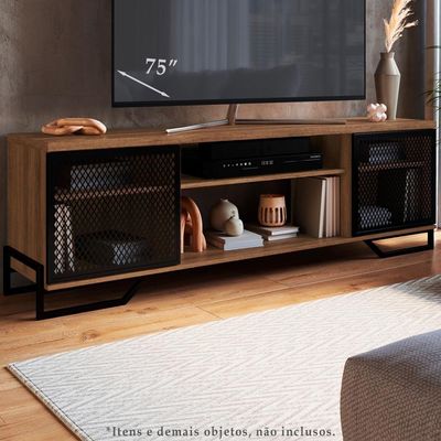 Rack 180 Cm 2 Pt Estante Prateleira Industrial 27x23 Mell Preto Pp Mell Preto